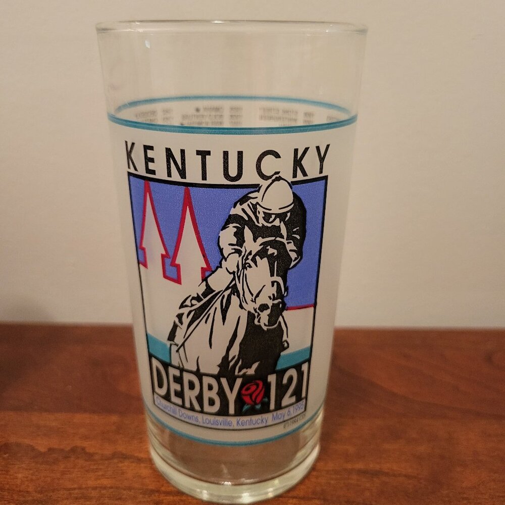 1995 Kentucky Derby Mint Julep glass #121